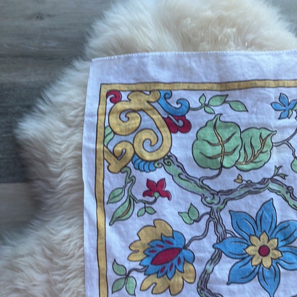 Vintage tablecloth floral pattern Hardy Craft Original linen? - Picture 7 of 8